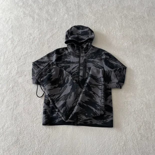 L 나이키 카모 테크팩 세트 후드집업 바지 100