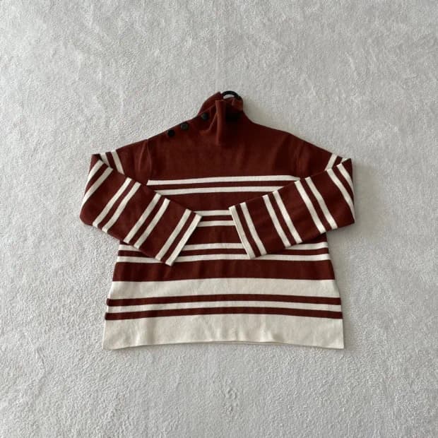 타임 여성 울 캐시미어 폴라니트 한섬 TIME