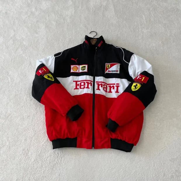 [XL] F1 페라리 레이싱 패딩 자켓 빈티지 105