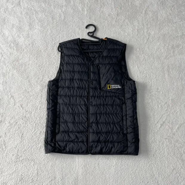 M 내셔널지오그래픽 구스 경량패딩조끼 95