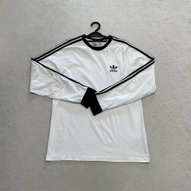 아디다스 오레오 흰검 긴팔 XL 3S 화이트