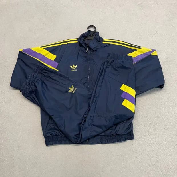 XL 아디다스 90'S 올드스쿨 바람막이 세트 제우교역