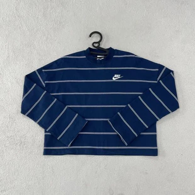 S 나이키 여성 스트라이프 롱슬리브 긴팔