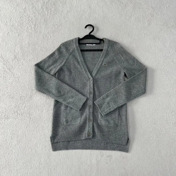 95 라코스테 여성 울 니트가디건