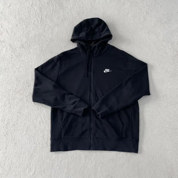 XL 나이키 신형 후드집업 블랙 105