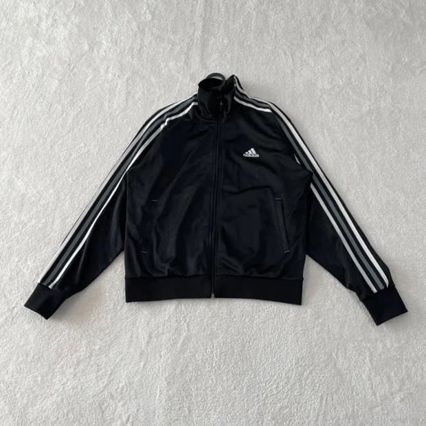 100 아디다스 흰그레이배색 트랙탑 져지 희귀 대장