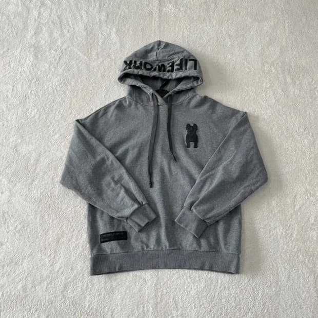 M 라이프워크 남성 실리콘라독 후드티