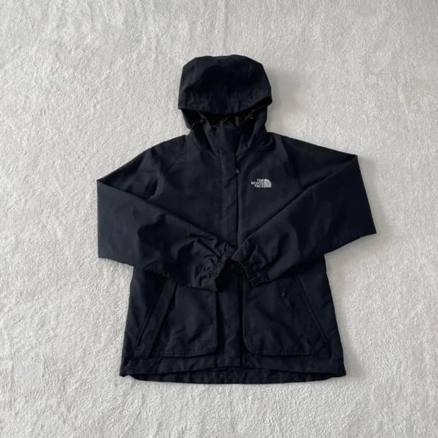 L 노스페이스 여성 고프코어 바람막이 블랙