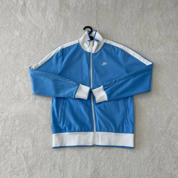 L 나이키 스카이블루 트랙탑 져지 하늘색 맨시티