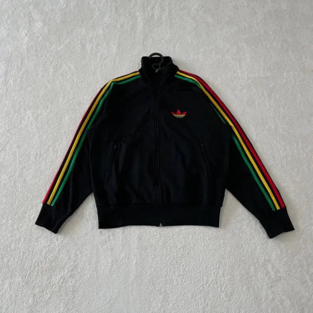 95 아디다스 파이어버드 자메이커 트랙탑 져지 블랙