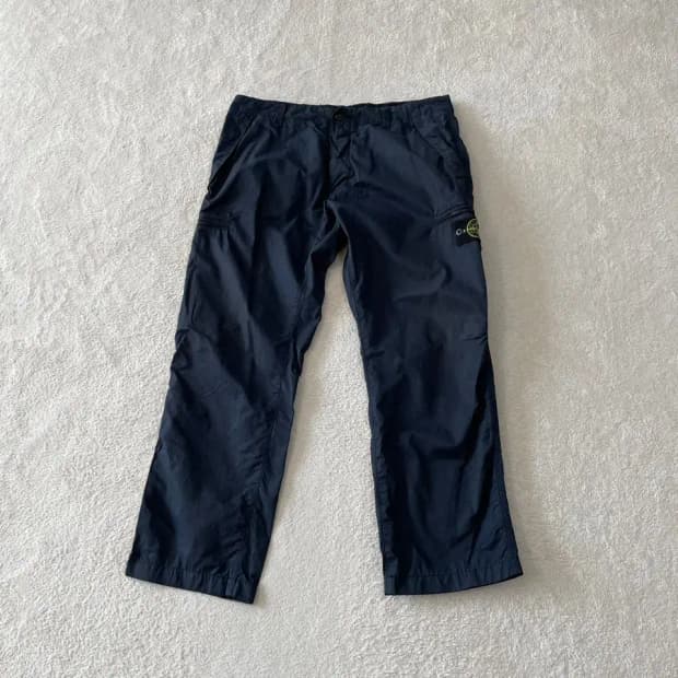 36 스톤아일랜드 네이비 카고바지