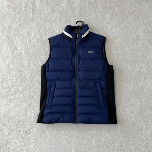 95 라코스테 남성 다운 패딩조끼 M