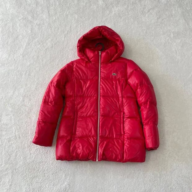 95 라코스테 여성 구스다운 패딩