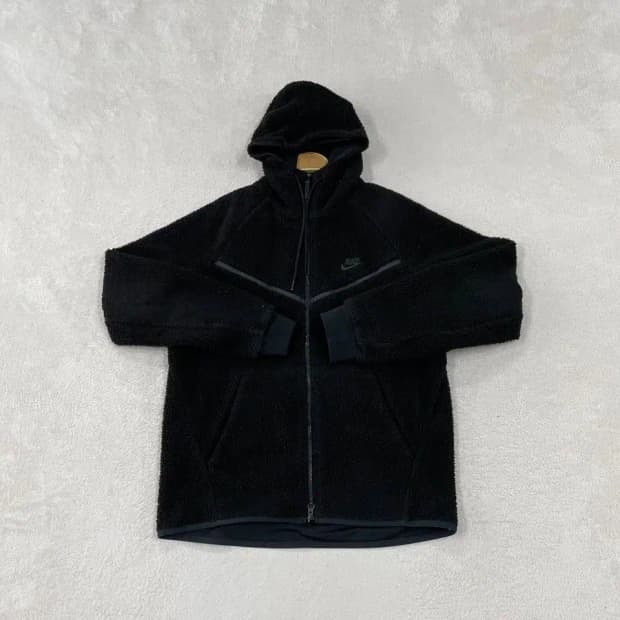 L 나이키 테크팩 후리스 쉐르파 플리스 자켓 100
