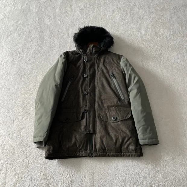 나이키 카키 다운패딩 100 L