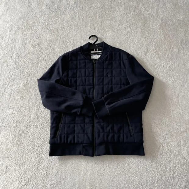 L 헤지스 신형 퀼팅 경량패딩 블루종 방풍자켓