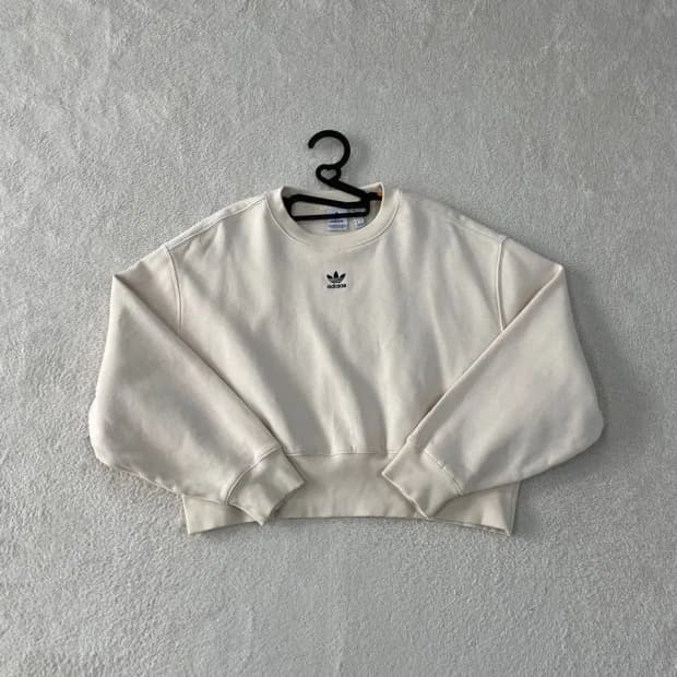 S 아디다스 여성 신형 기모 맨투맨