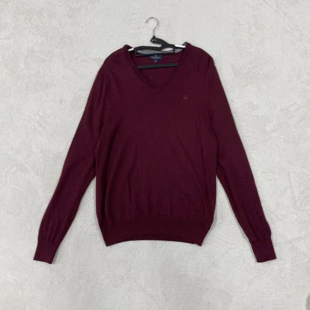 M 브룩스브라더스 브이넥 울니트