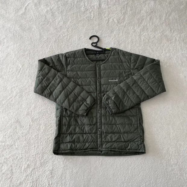 M 몽벨 수페리어 구스 800 경량패딩 95 남성 카키