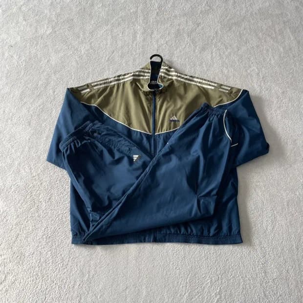 XXL 아디다스 올드스쿨 바람막이 세트 90'S 바지