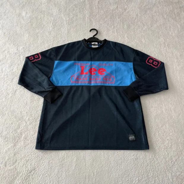 LEE 하우스 로고 매쉬 럭비 져지 L