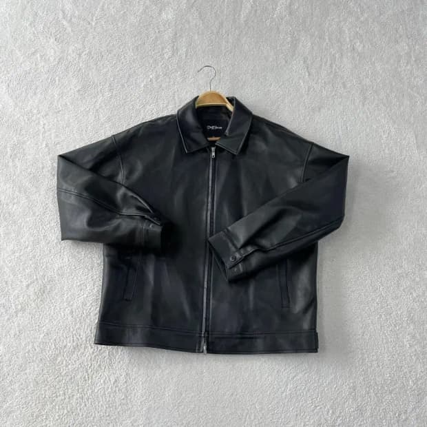 M 도프제이슨 비건레더 싱글자켓