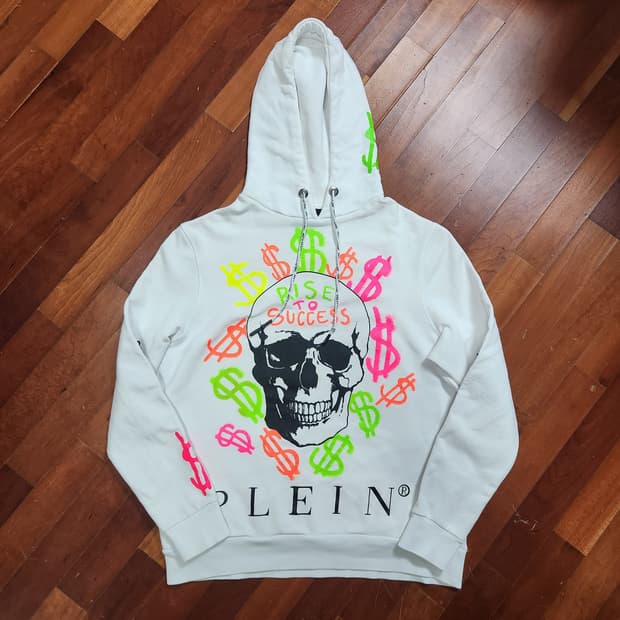 필립플레인 Philipp Plein 스컬 프린트 후드티