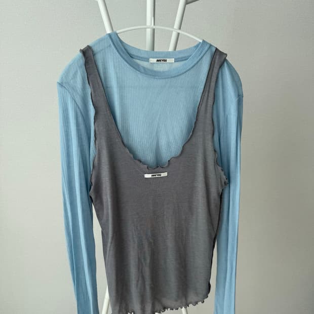 아유서울 슬리브리스+뷔스티에