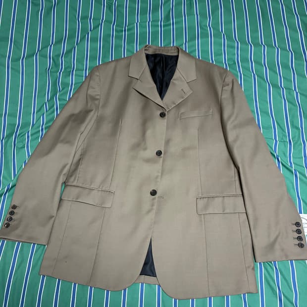 STU 3 버튼 블레이저