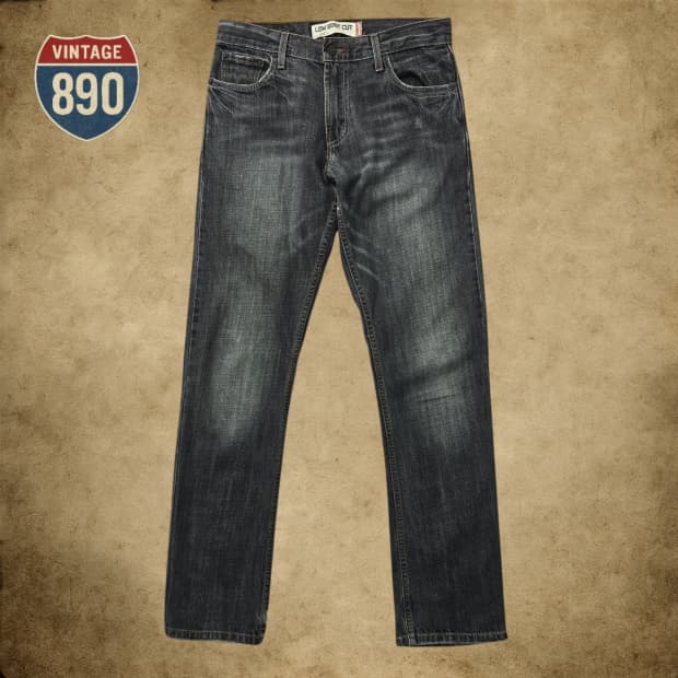 [30] LEVIS 리바이스 527 로우 부츠컷 흑청바지