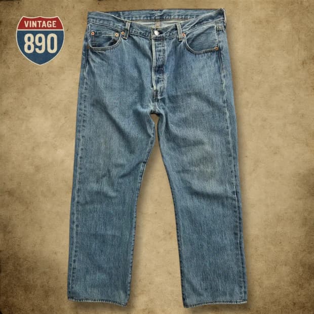 [34] LEVIS 리바이스 501 데님 연청바지