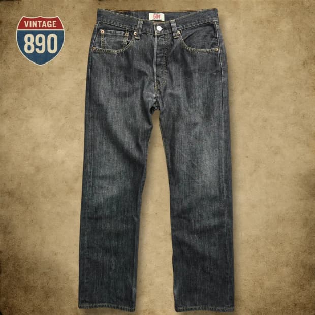 [31] LEVIS 리바이스 501 데님 흑청바지