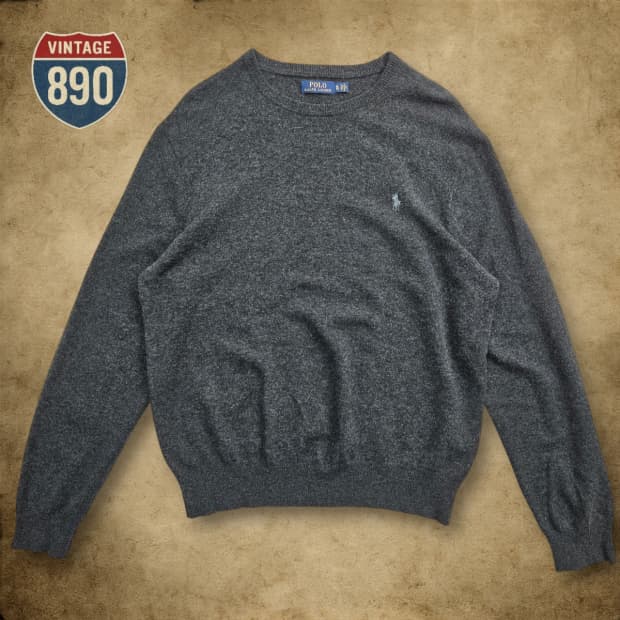 [XL] POLO 폴로랄프로렌 울 라운드넥 니트