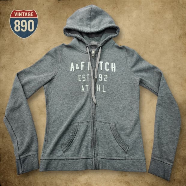 [M] Abercrombie 아베크롬비 딱붙 슬림핏 후드 집업