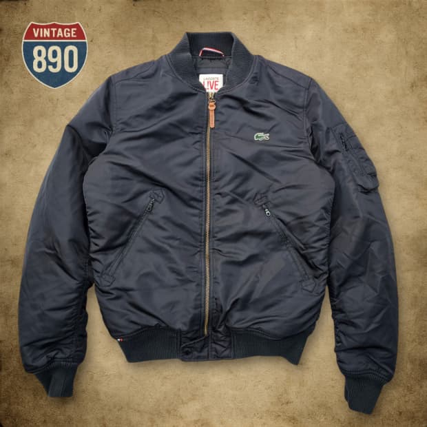 [95] LACOSTE LIVE 라코스테 라이브 MA1 봄버자켓