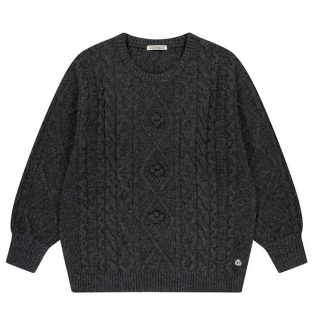 코이세이오 폼폼 니트