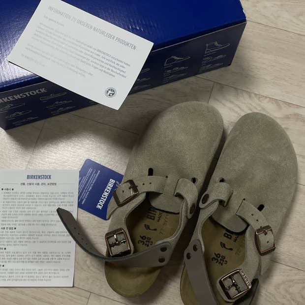 (새상품) 버켄스탁 토키오 타우페 36