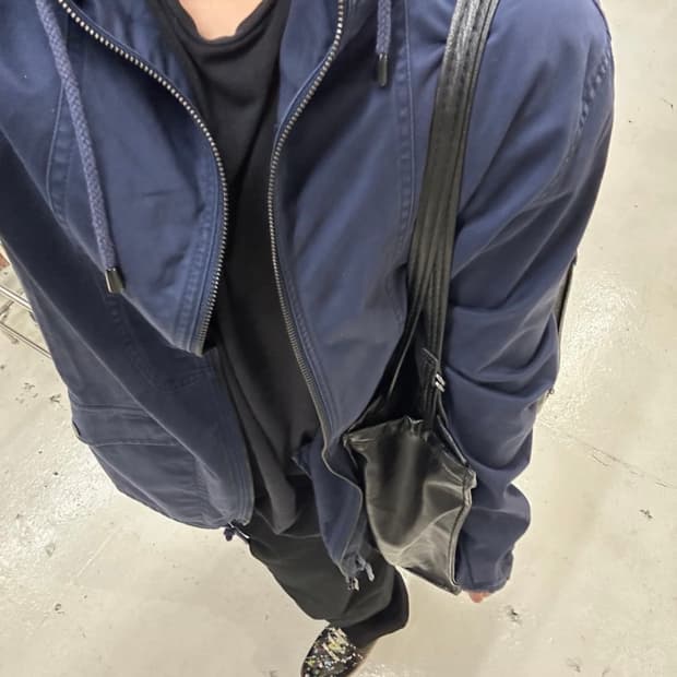 덴함 garment dyed cotton parka
