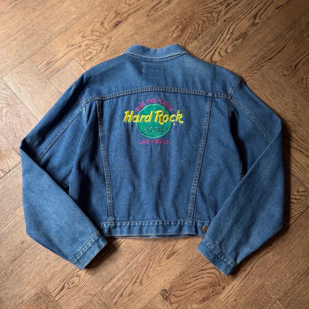 [M]하드락 호텔 LAS VEGAS 데님 트러커 자켓