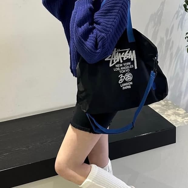 스투시 숄더백 크로스백 잡지부록 정품 