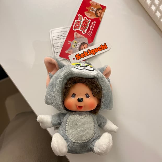 세키구치 정품 몬치치 톰과제리 인형 키링