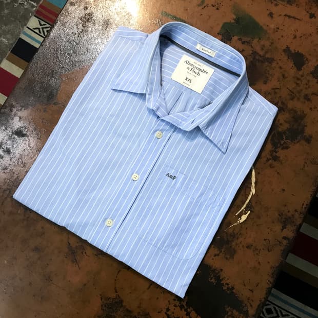아베크롬비 소라 스트라이프 셔츠 남성 105 사이즈 