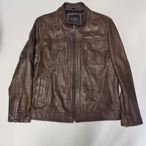 GABBA 가바 리얼 천연 양가죽 자켓 L