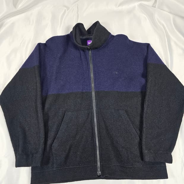 노스페이스퍼플라벨마운틴니트자켓