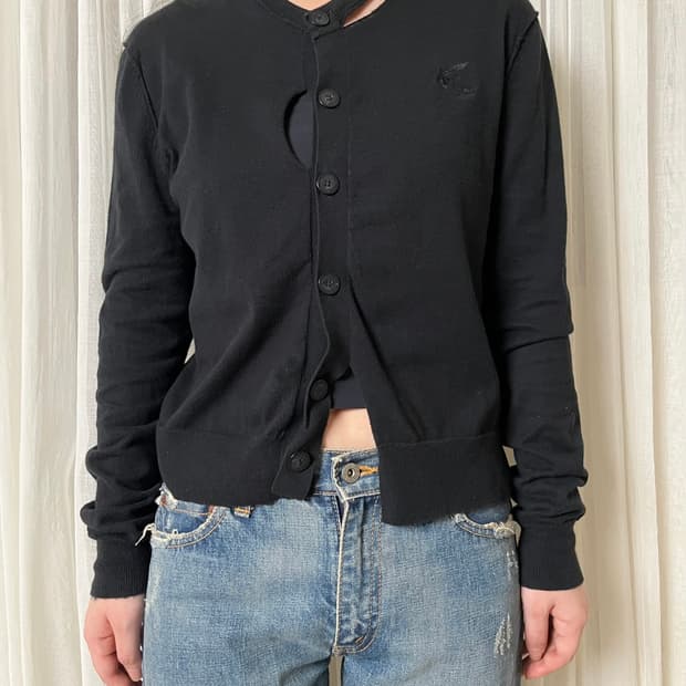 비비안웨스트우드 컷아웃 가디건 vivienne westwood