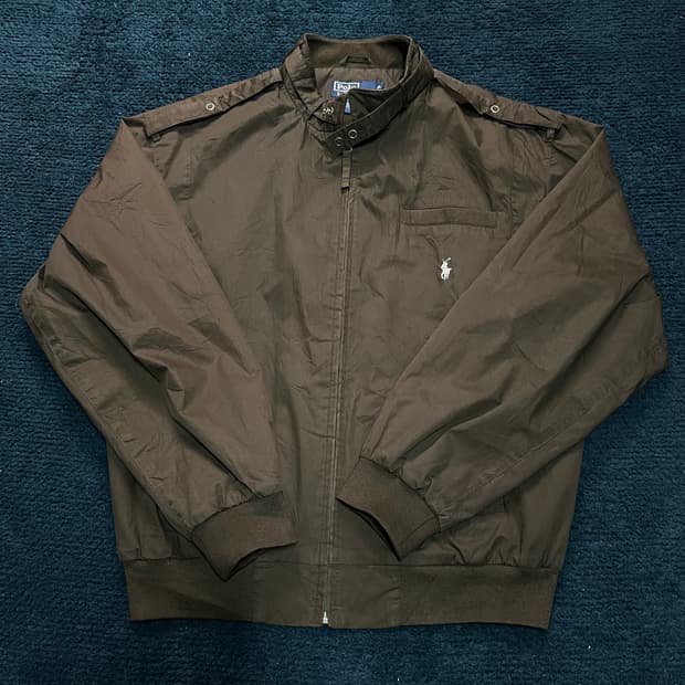 폴로 나일론 자켓 (브라운)