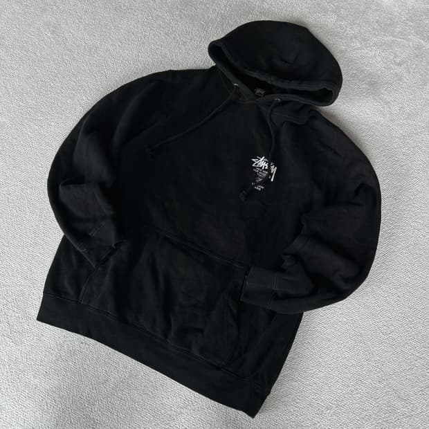 스투시 정품 후드티 m