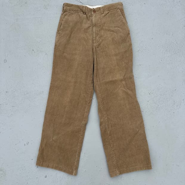 Jp 오시코시 코듀로이 와이드 팬츠 (30)
