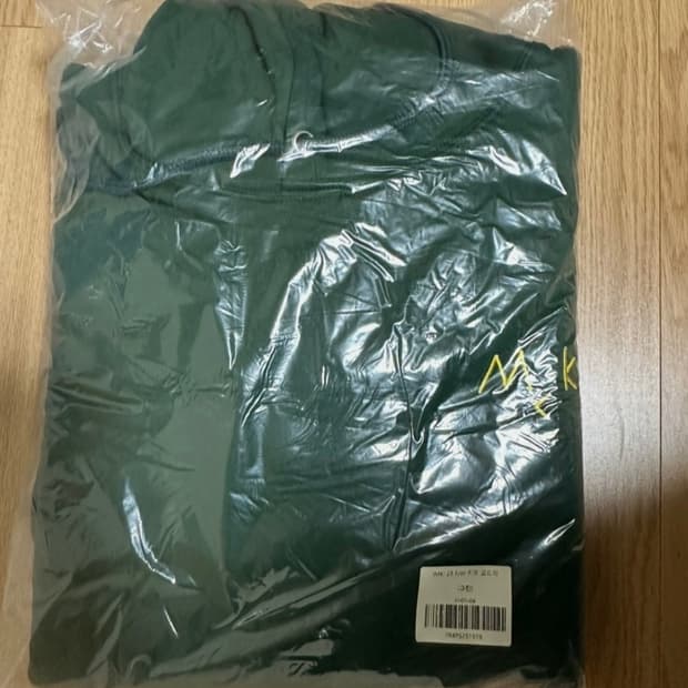 23F/W 김민교 후드티 교드티 새제품 초록색