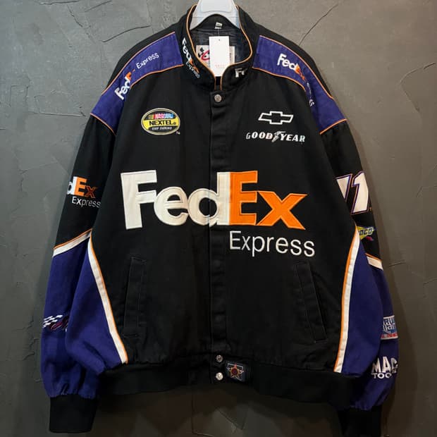[3XL] FedEx 페덱스 올드스쿨 레이싱 자켓